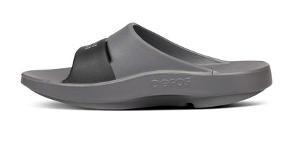 Oofos Women's Sport Slide Bauer Slate