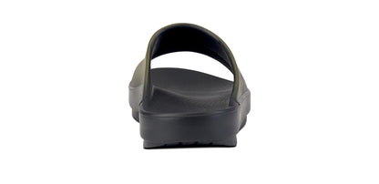 Oofos Men's Sport Slide Tactical Green