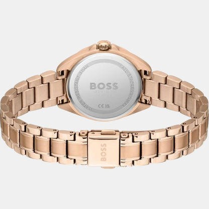 Boss Felina Women Quartz Brown Dial Analog Stainless Steel Watch 1502621