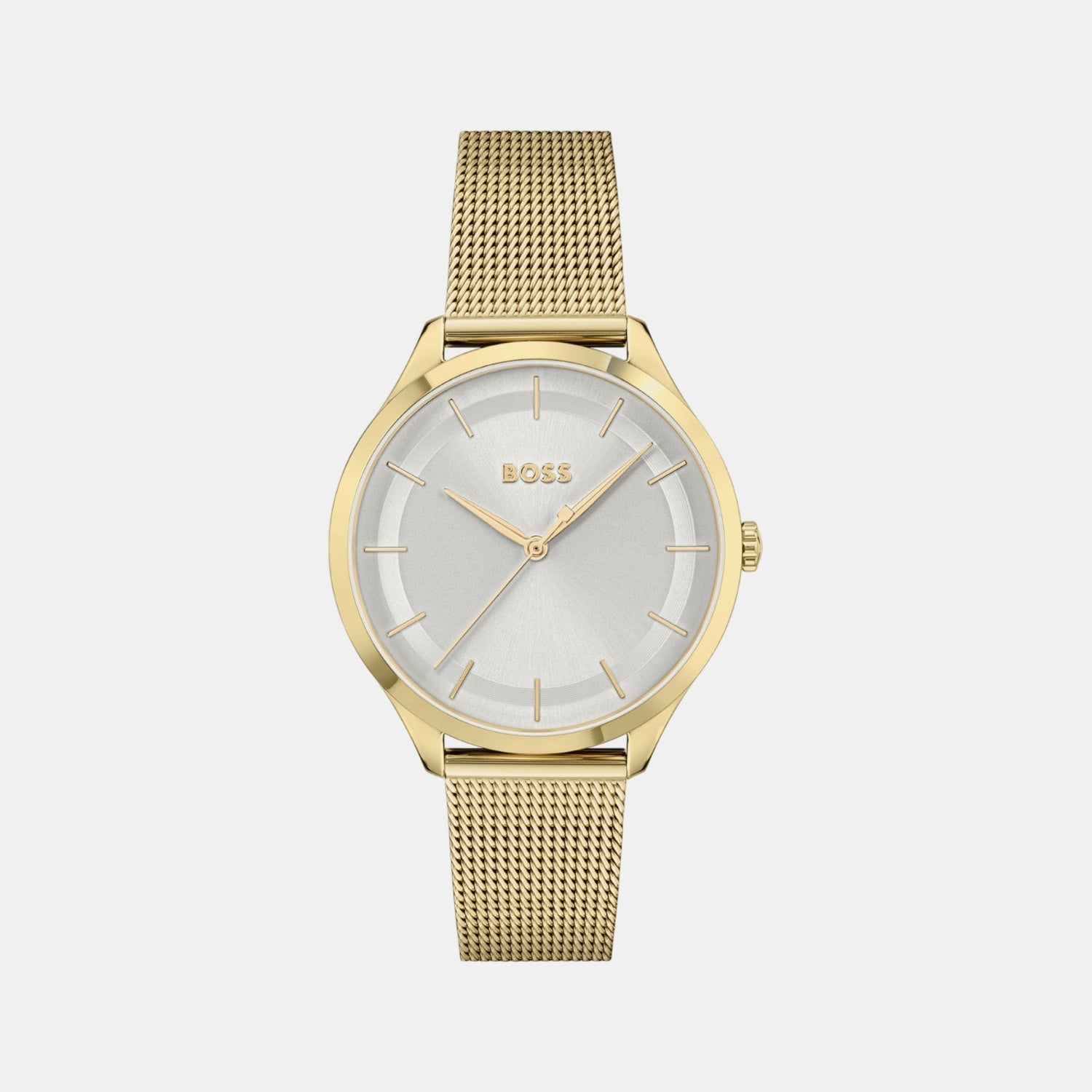 Boss Pura Women Quartz Silver Dial Analog Stainless Steel Watch 1502696