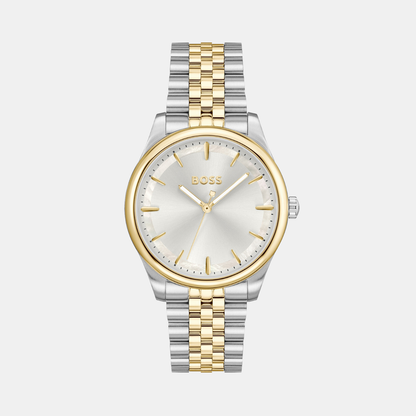 Boss Graceful Women Quartz Mother Of Pearl Dial Analog Stainless Steel Watch 1502779