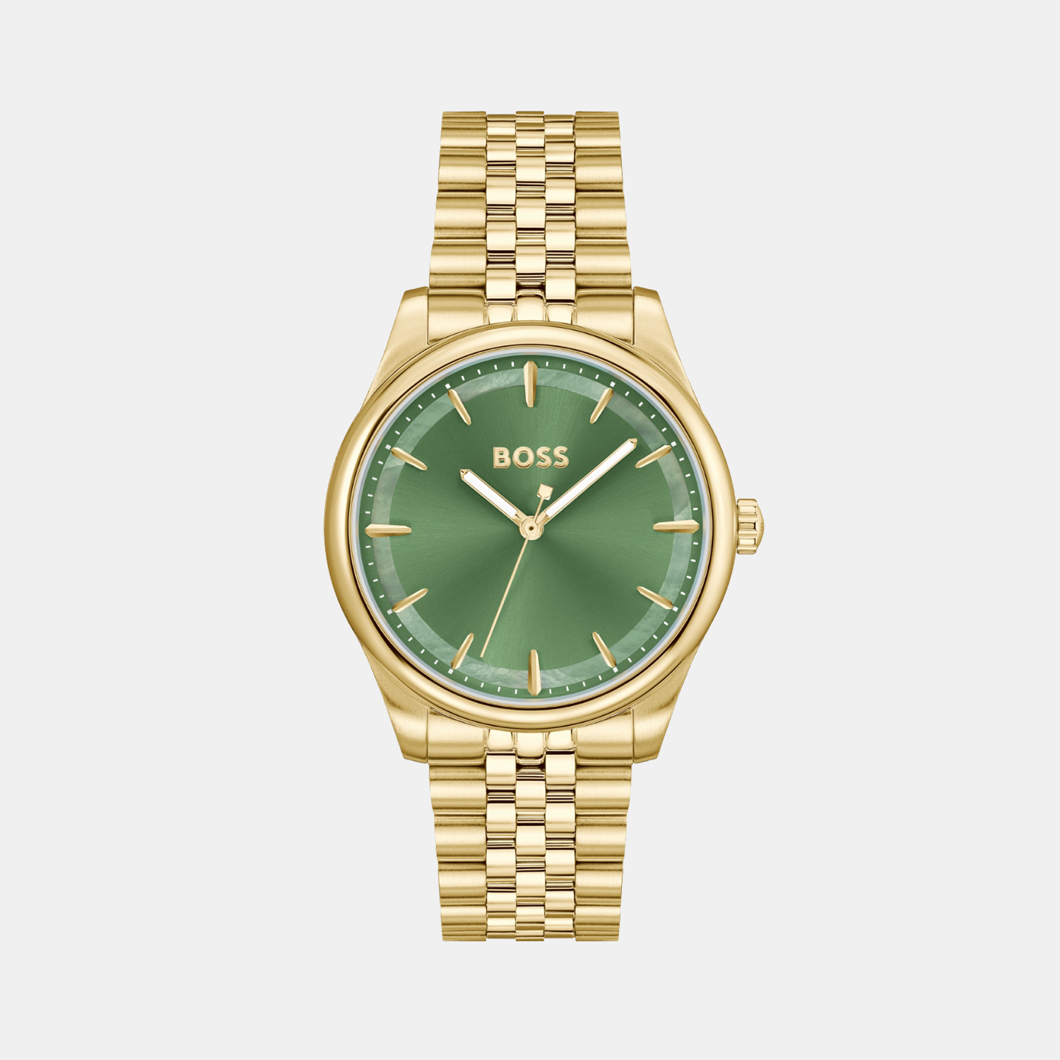 Boss Graceful Women Quartz Mother Of Pearl Dial Analog Stainless Steel Watch 1502780
