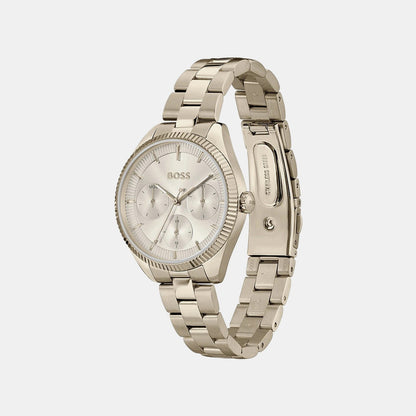 Boss Sage Sport Women Quartz Pink Dial Multi-Function Stainless Steel Watch 1502801