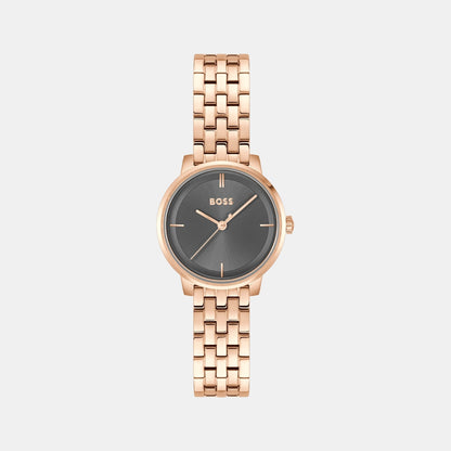 Boss Lucia Women Quartz Grey Dial Analog Stainless Steel Watch 1502820