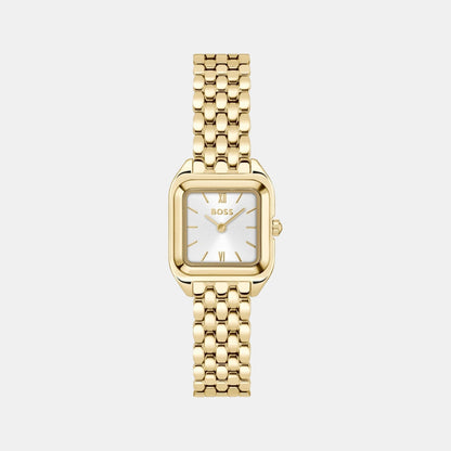 Boss Mae Petite Women Quartz White Dial Analog Stainless Steel Watch 1502823