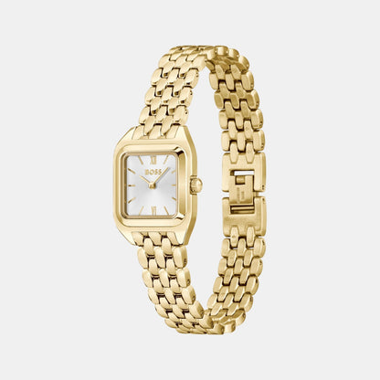 Boss Mae Petite Women Quartz White Dial Analog Stainless Steel Watch 1502823