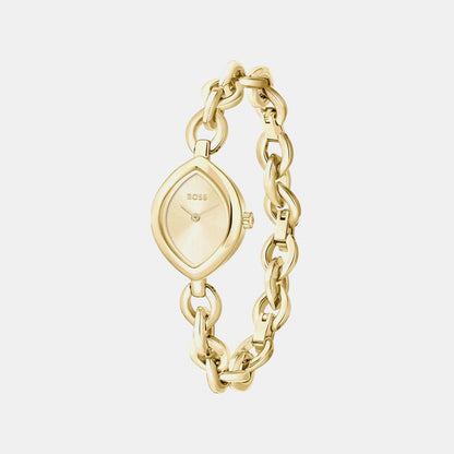 Boss Women Quartz Gold Dial Analog Stainless Steel Watch 1502839