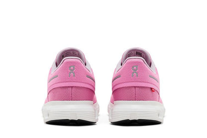 on running cloud 6 raspberry white (women's)