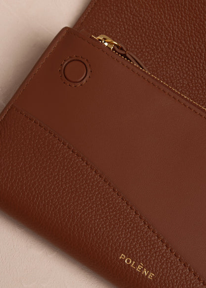 Polene Sierra Wallet Duo Cognac