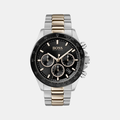 Boss Hero Men Quartz Black Dial Chronograph Stainless Steel Watch 1513757
