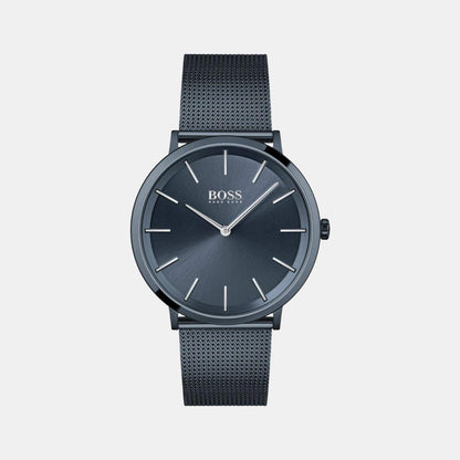 Boss Skyliner Men Quartz Blue Dial Analog Stainless Steel Watch 1513827