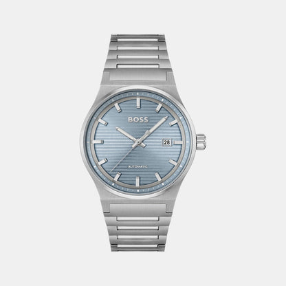 Boss Candor Men Quartz Blue Dial Analog Stainless Steel Watch 1514118