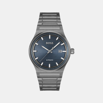 Boss Candor Men Automatic Blue Dial Analog Stainless Steel Watch 1514119