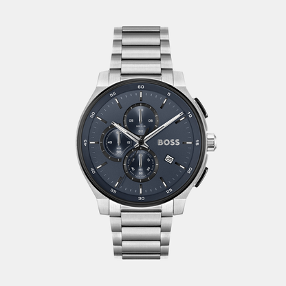 Boss Peak 2.0 Men Quartz Blue Dial Chronograph Stainless Steel Watch 1514189