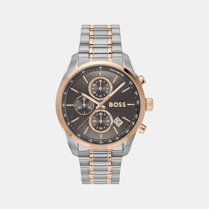 Boss Grand Prix 44 Men Quartz Grey Dial Chronograph Stainless Steel Watch 1514252