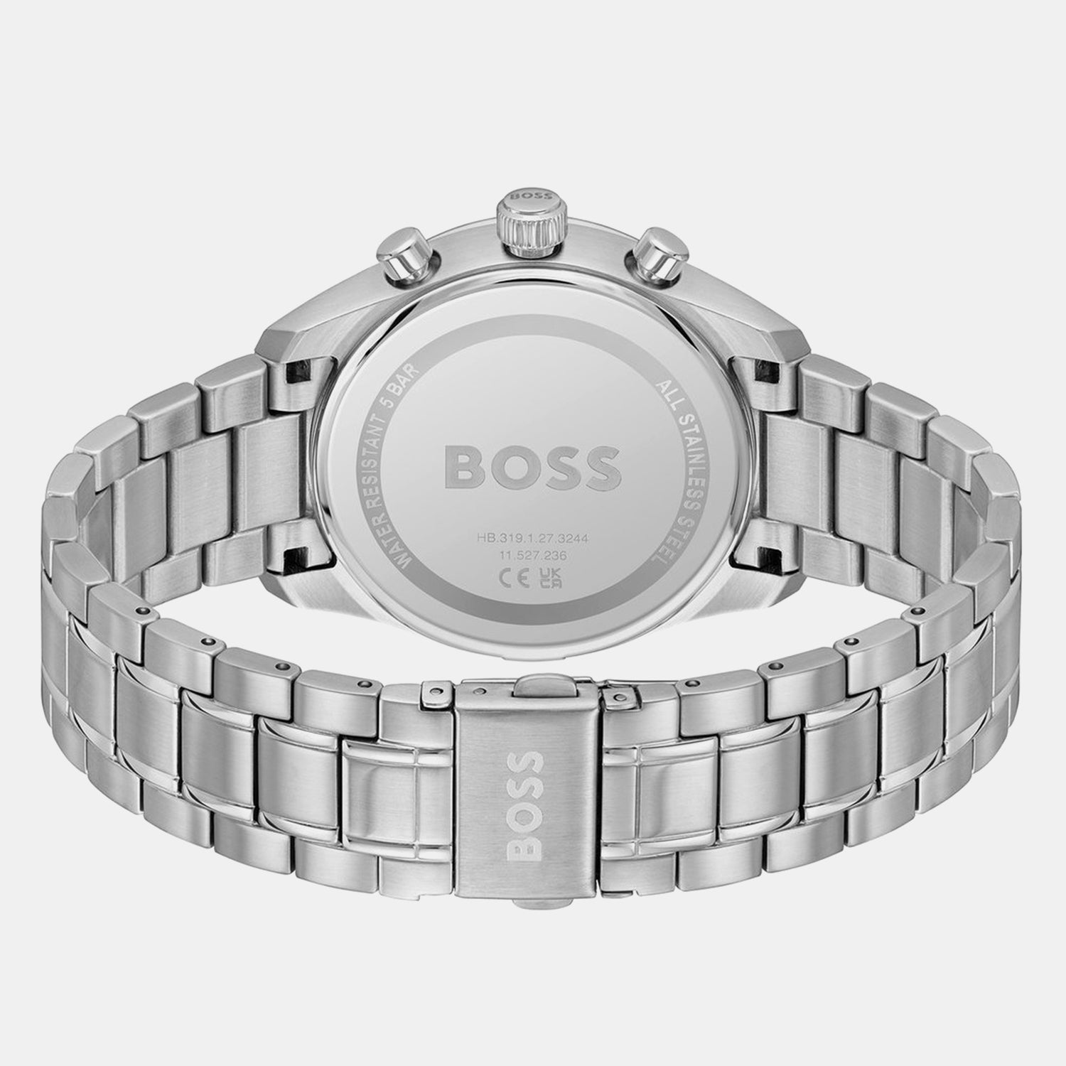 Boss Grand Prix 40 Men Quartz Green Dial Chronograph Stainless Steel Watch 1514265