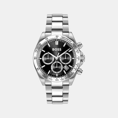 Boss Hero 2.0 Men Quartz Black Dial Chronograph Stainless Steel Watch 1514267