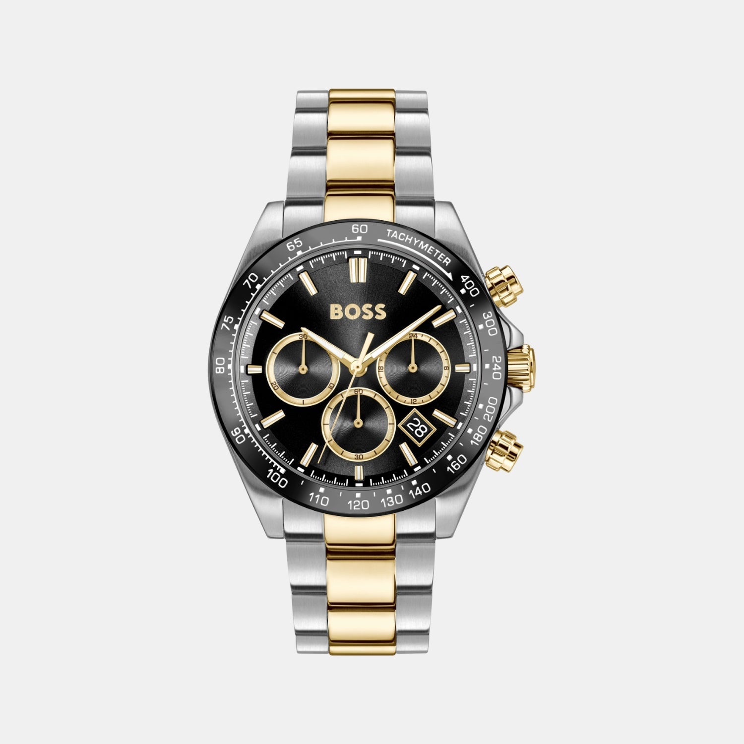 Boss Hero 2.0 Men Quartz Black Dial Chronograph Stainless Steel Watch 1514269