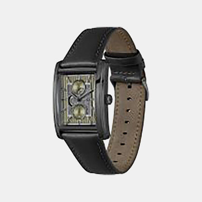Boss Principle Dress Multi Men Quartz Green Dial Multi-Function Leather Watch 1514317