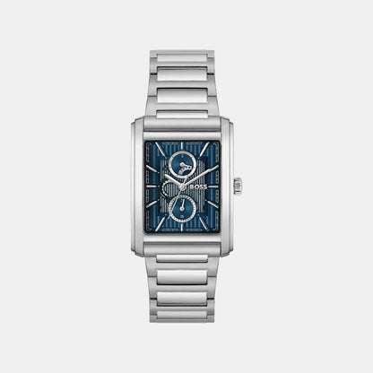 Boss Principle Dress Men Quartz Blue Dial Multi-Function Stainless Steel Watch 1514318