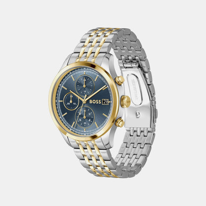 Boss Stratus Men Quartz Blue Dial Analog Stainless Steel Watch 1514329