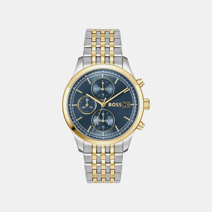 Boss Stratus Men Quartz Blue Dial Analog Stainless Steel Watch 1514329