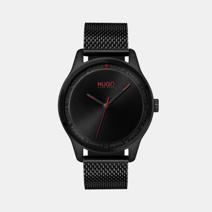 Boss #Move Men Quartz Black Dial Analog Stainless Steel Watch 1530044