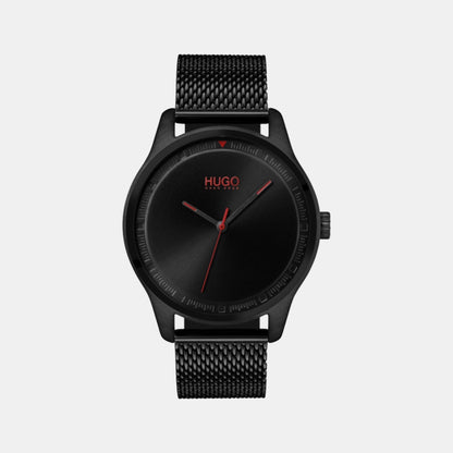 Boss #Move Men Quartz Black Dial Analog Stainless Steel Watch 1530044
