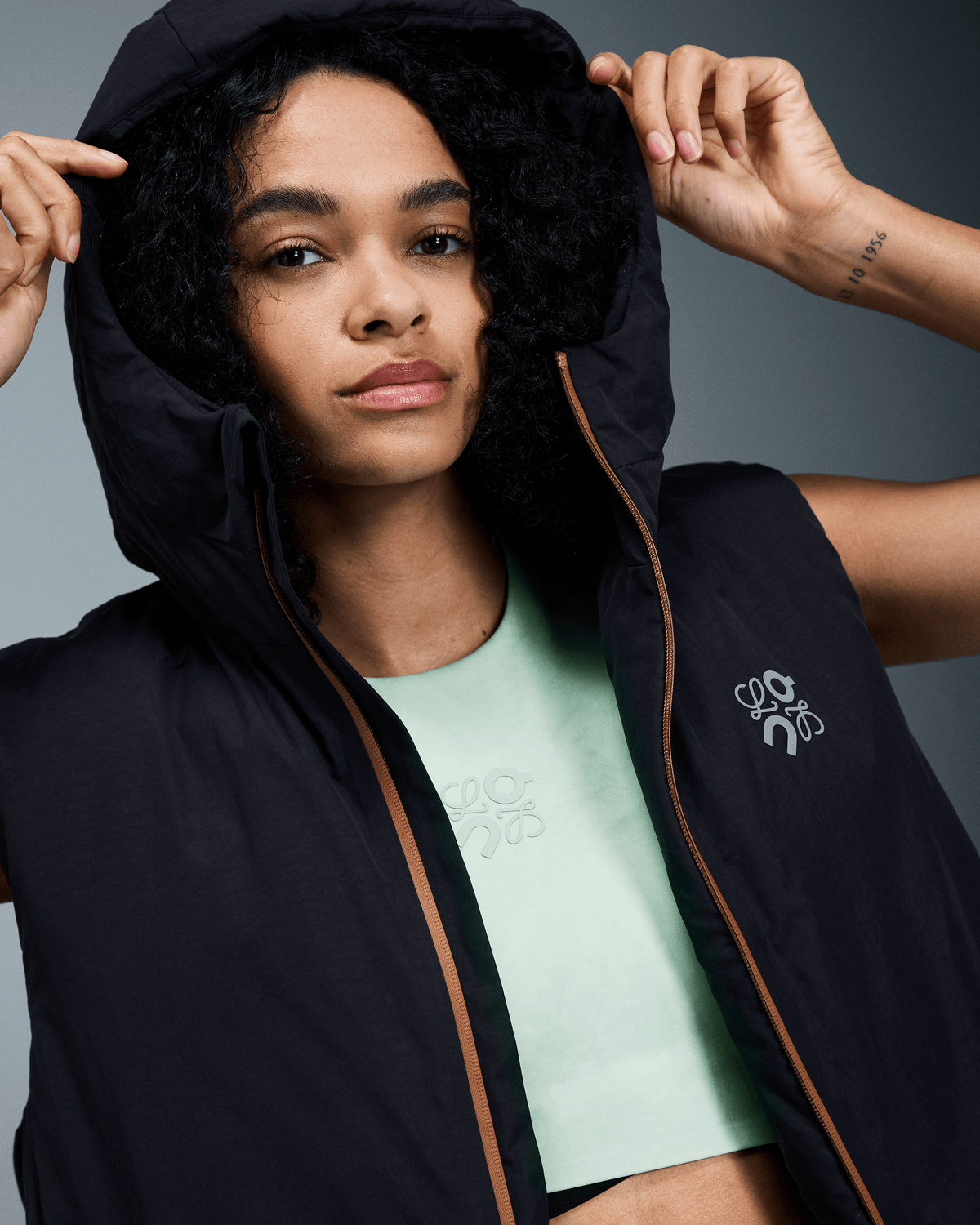 On Puffer Vest Loewe Black (Women'S)