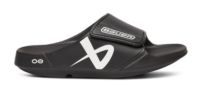 Oofos Men's Limited Sport Flex Slide Bauer Black