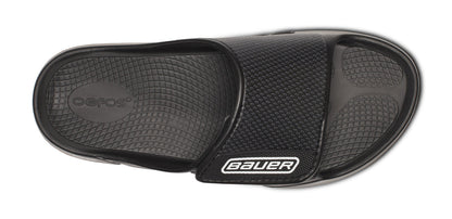Oofos Men's Limited Sport Flex Slide Bauer Black