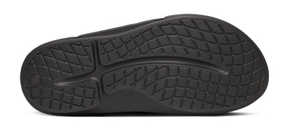 Oofos Men's Limited Sport Flex Slide Bauer Black