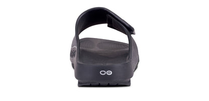 Oofos Women's Sport Flex Slide Matte Black