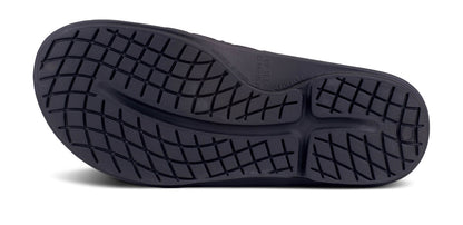 Oofos Women's Sport Flex Slide Matte Black