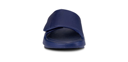 Oofos Men's Sport Flex Slide Navy