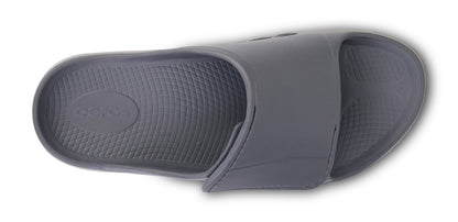 Oofos Men's Sport Flex Slide Slate