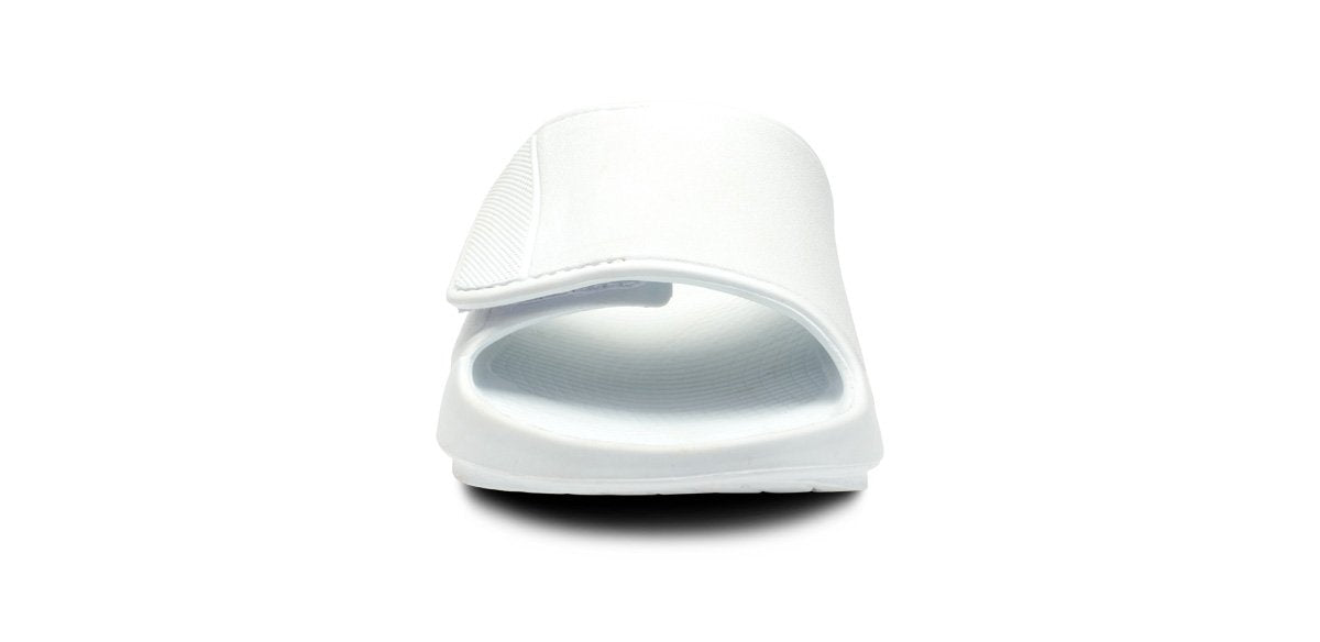 Oofos Women's Sport Flex Slide White