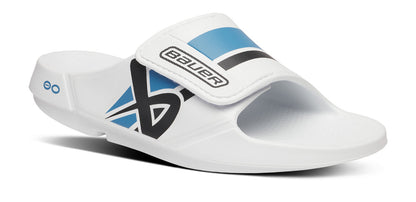 Oofos Women's Limited Sport Flex Slide Bauer White