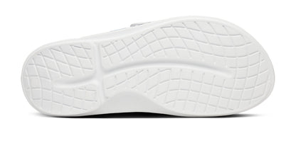 Oofos Women's Limited Sport Flex Slide Bauer White