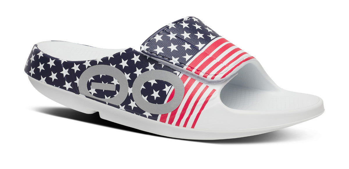 Oofos Women's Sport Flex Slide USA