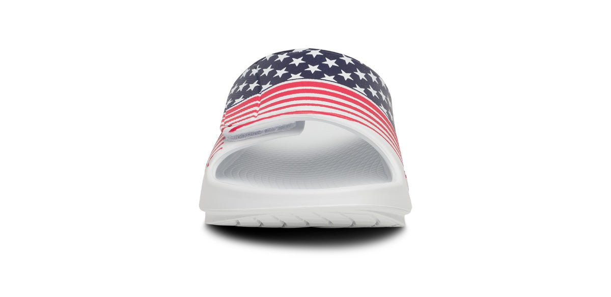 Oofos Men's Sport Flex Slide USA