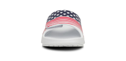 Oofos Men's Sport Flex Slide USA