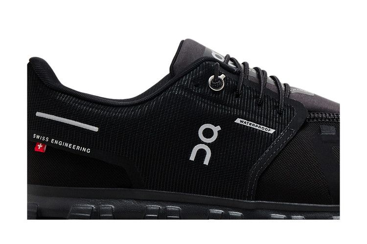 on running cloud 6 waterproof all black