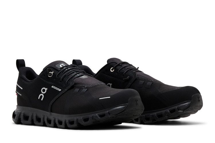 on running cloud 6 waterproof all black