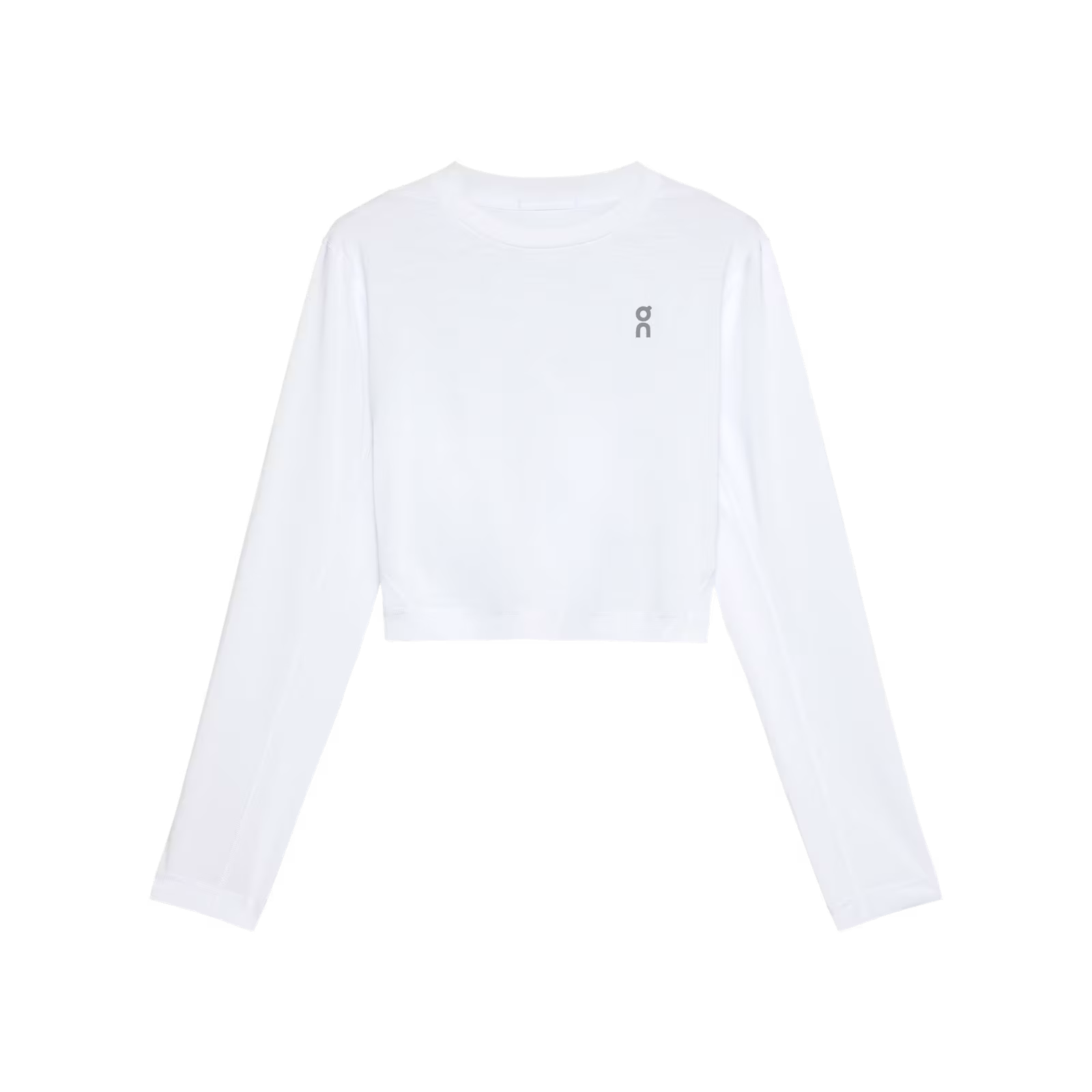 On Train Long-T Crop Graphic White (Women'S)