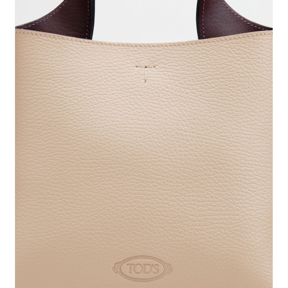 Tods Bag In Leather Mini Off White