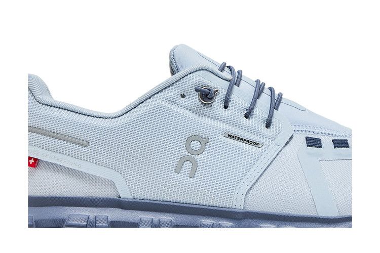 on running cloud 6 waterproof heather metal (women's)