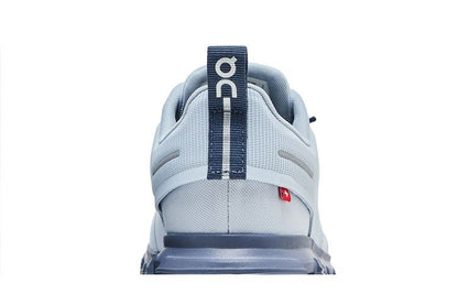 on running cloud 6 waterproof heather metal (women's)