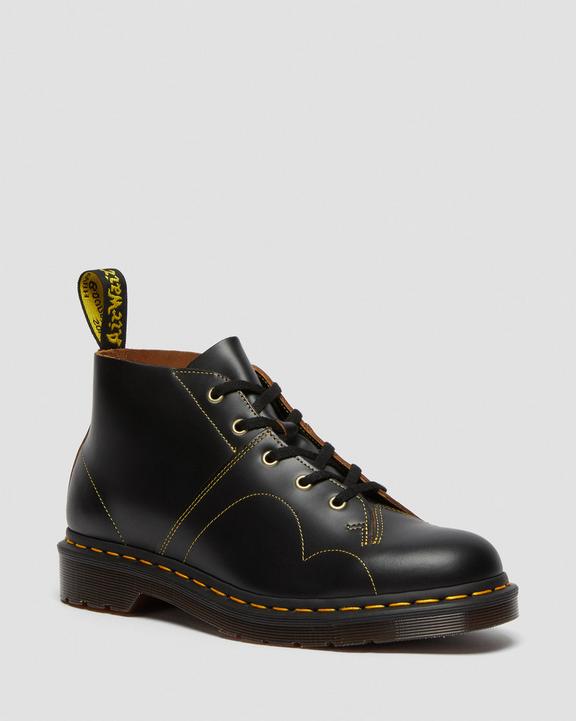 Dr. Martens Church Vintage Monkey Boots Black - Womens