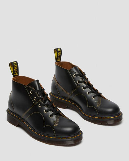 Dr. Martens Church Vintage Monkey Boots Black - Womens